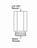Metric to English Bayonet Adapters - Extruder Supplies
